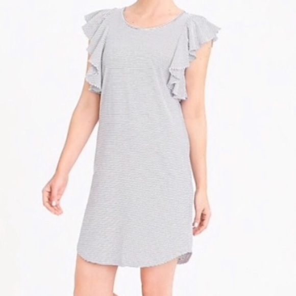 J Crew Striped Dress-NWT-Perfect For Layering - Picture 2 of 6